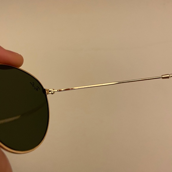 Ray-ban Round Sunglasses Metal Gold - Picture 4 of 9